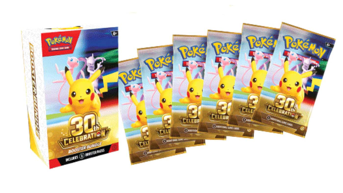 Pokémon Booster Bundle 30.º Aniversario (6 Sobres) — Edición en Español