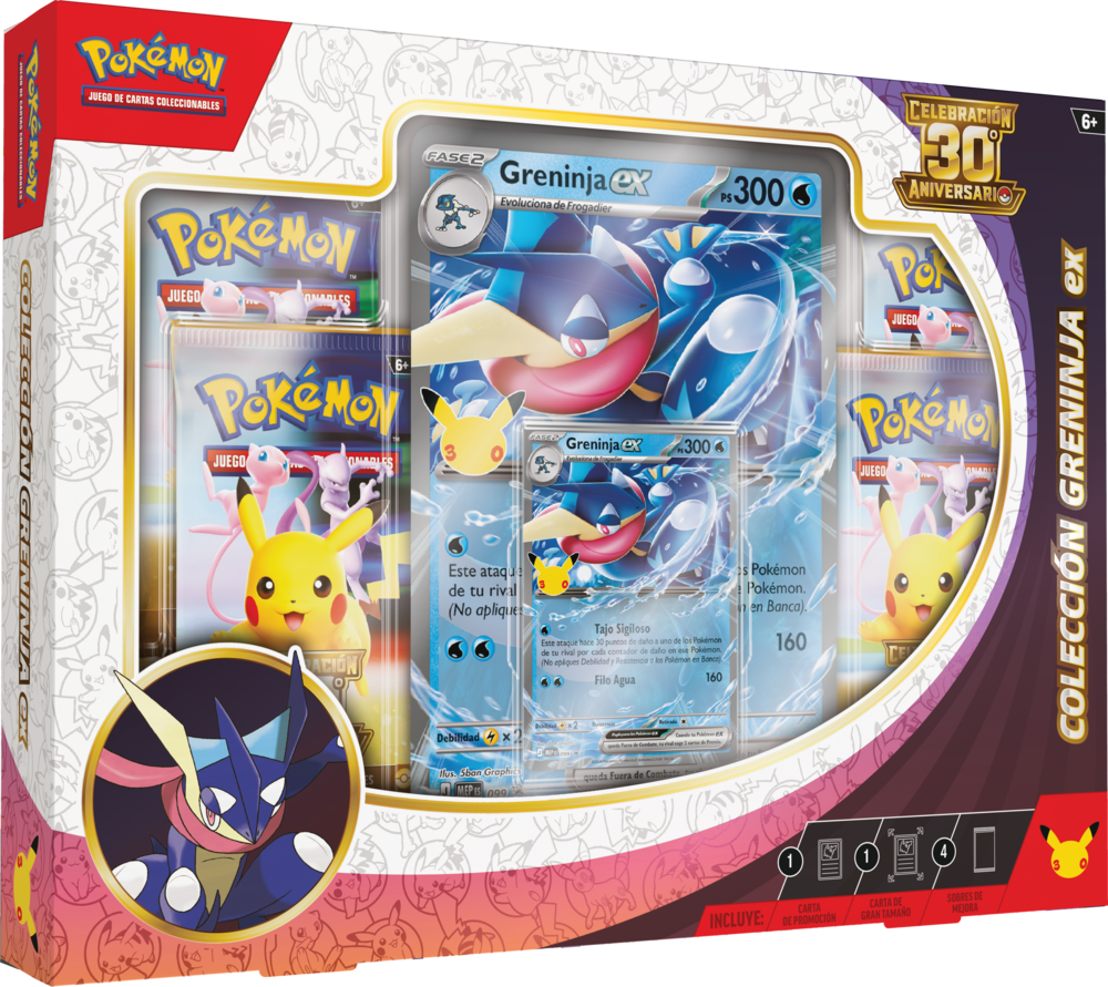 Pokémon 30 Aniversario: Colección Ex greninja (español)